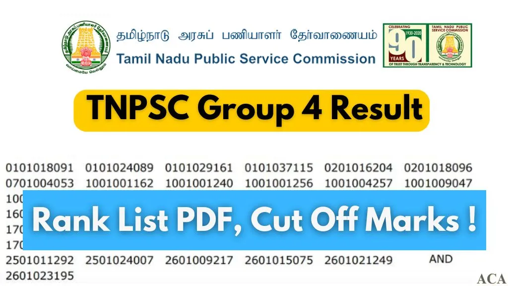 TNPSC Group 4 Result